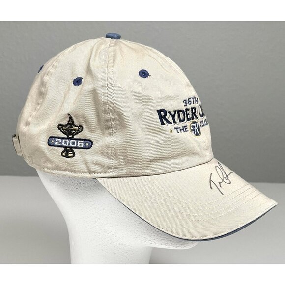 Lot 3 Autographed Golf Hats TOM LEHMAN Ryder Cup DAVID LEADBETTER Colonial - Picture 4 of 16
